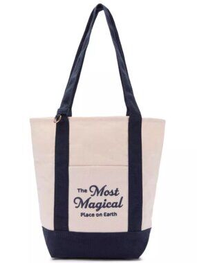 Walt Disney World Canvas Mini Tote Bag The Most Magical Place on Earth